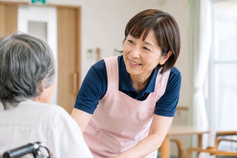 介護職として働く55歳のBさん